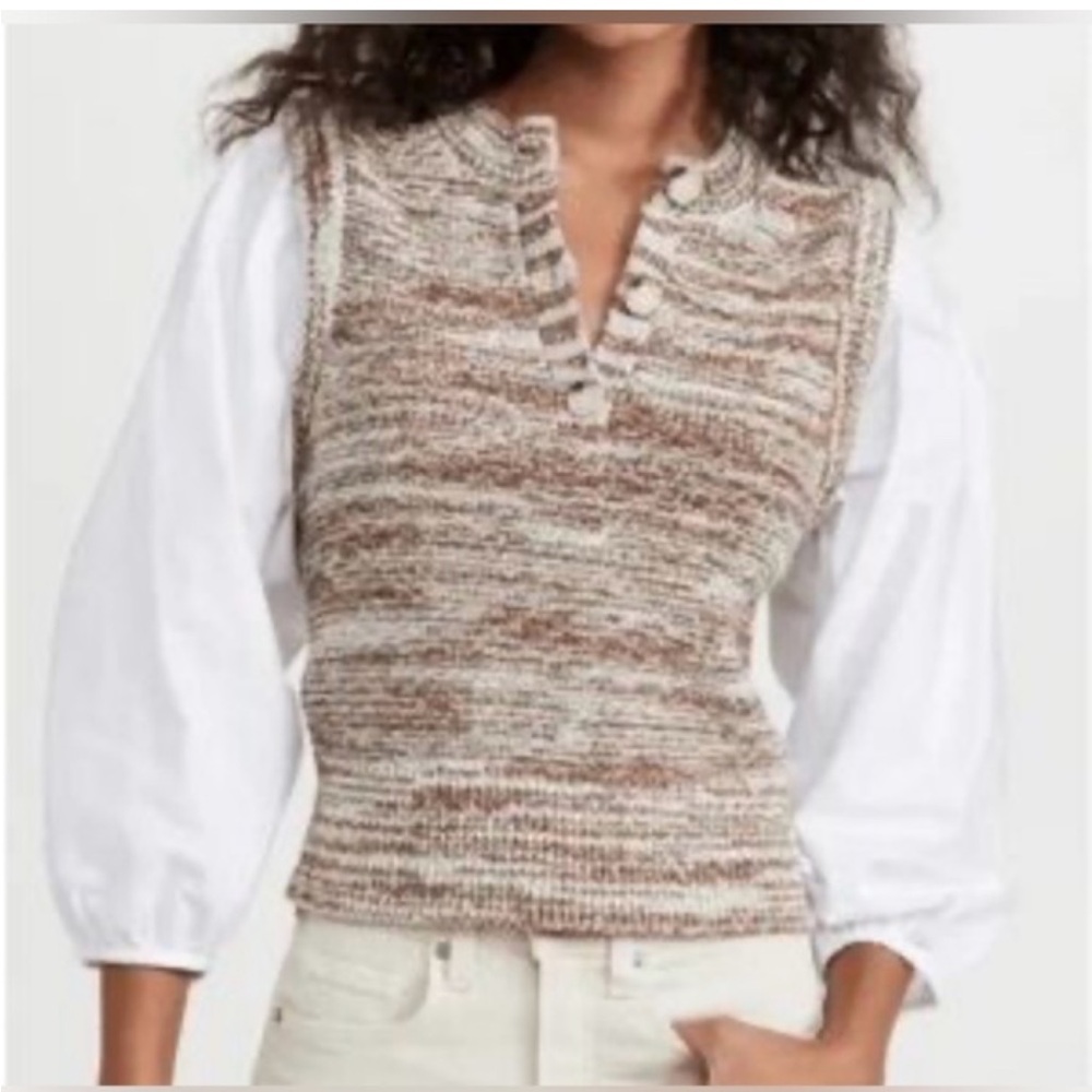 Veronica Beard Multitone Knit Sweater - image 1